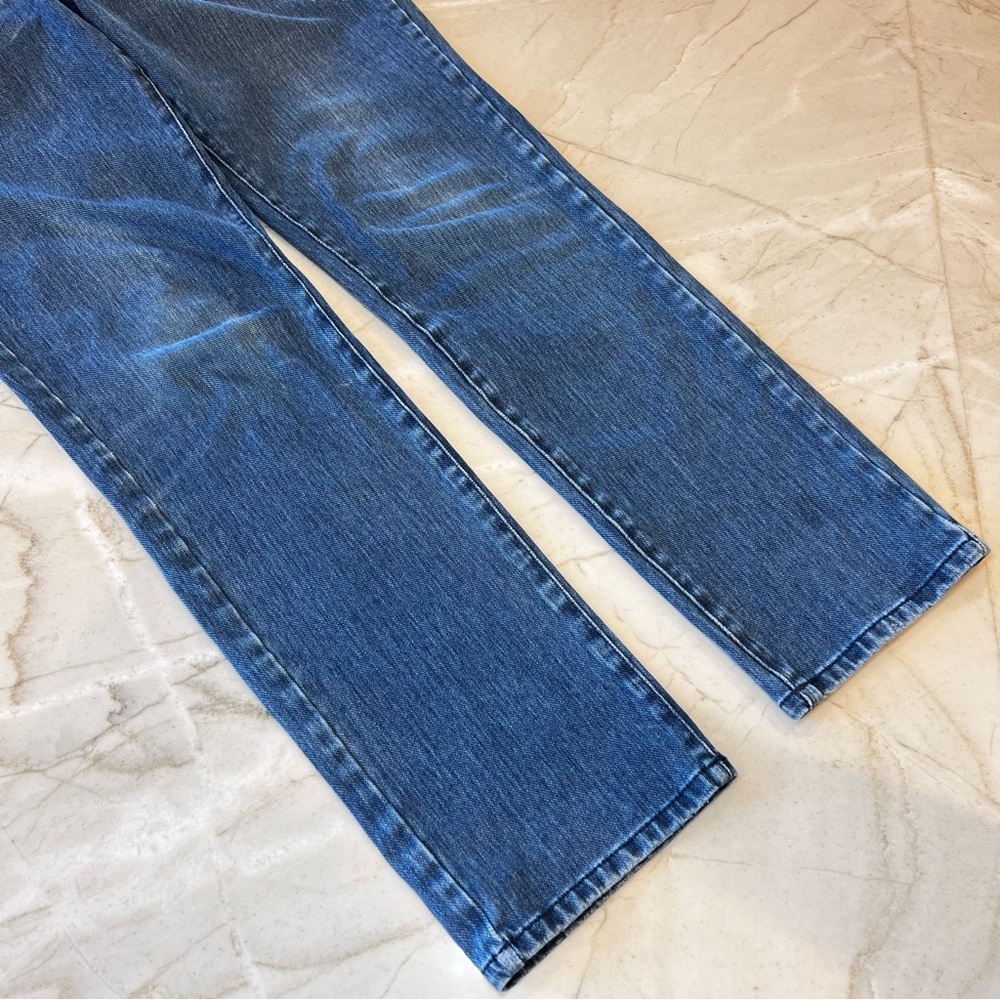 J. MCLAUGHLIN Dark Wash Straight Leg Jeans 14 Classic Stretch Mid Rise Denim - Picture 10 of 15